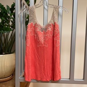 Baraschi tank top w gorgeous embroidery